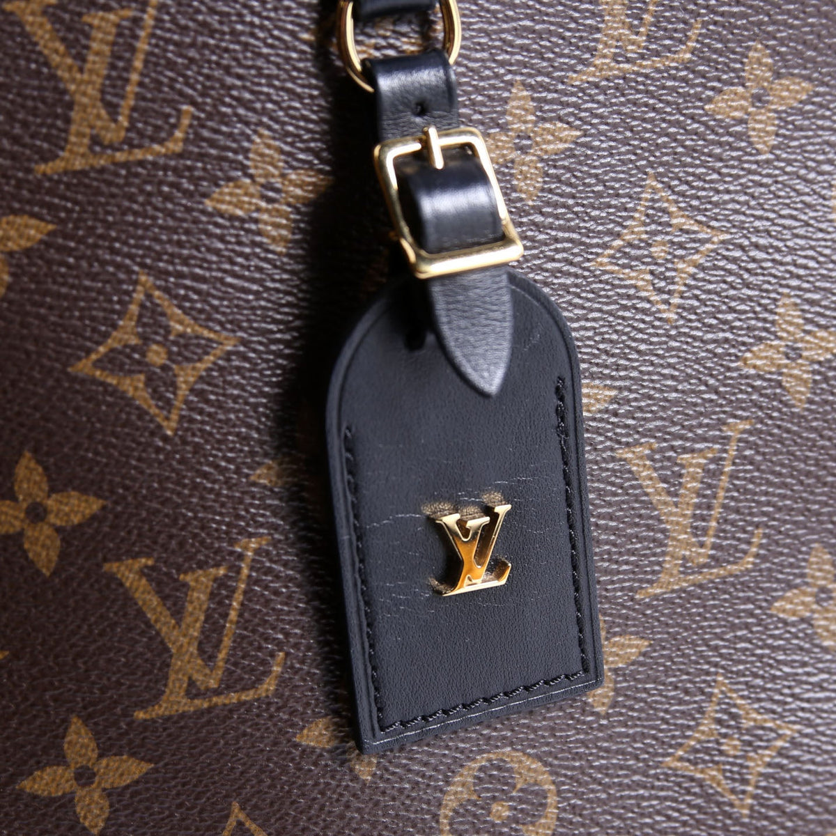 Louis-Vuitton Odeon NM MM Monogram Black