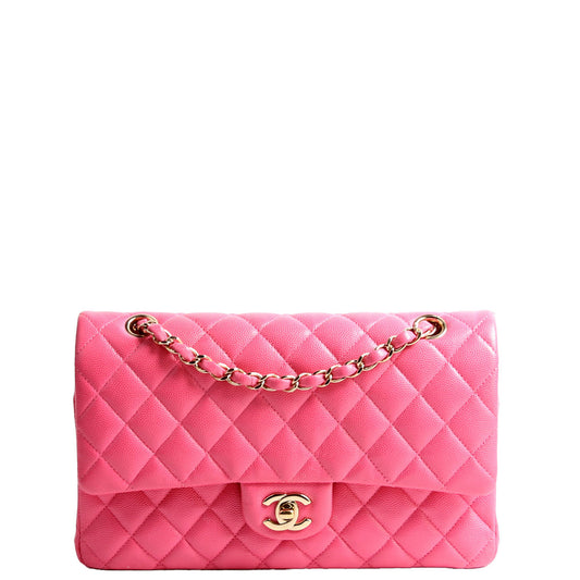 Chanel Classic Flap Medium Caviar 30M Pink