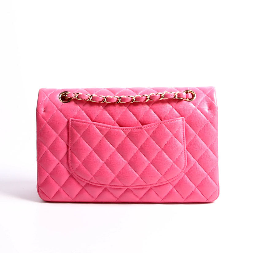Chanel Classic Flap Medium Caviar 30M Pink