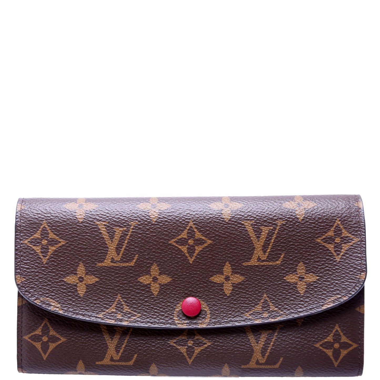 Louis-Vuitton Emilie Wallet Monogram Newer Berry