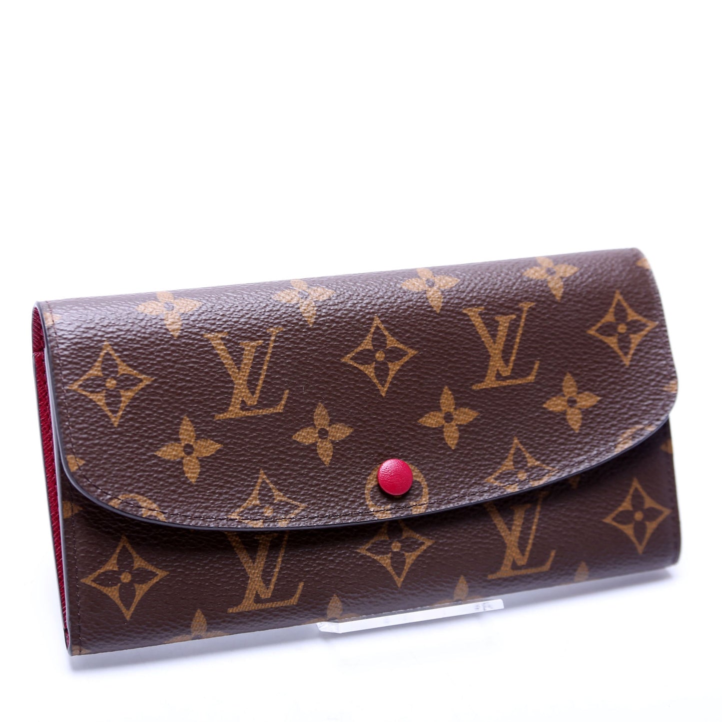 Louis-Vuitton Emilie Wallet Monogram Newer Berry