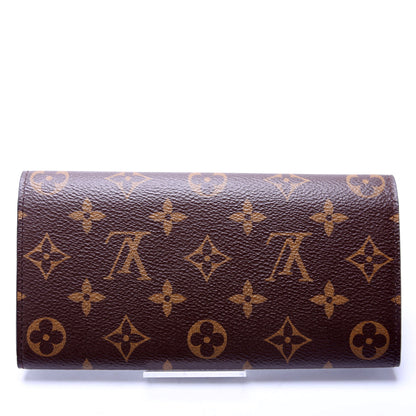 Louis-Vuitton Emilie Wallet Monogram Newer Berry
