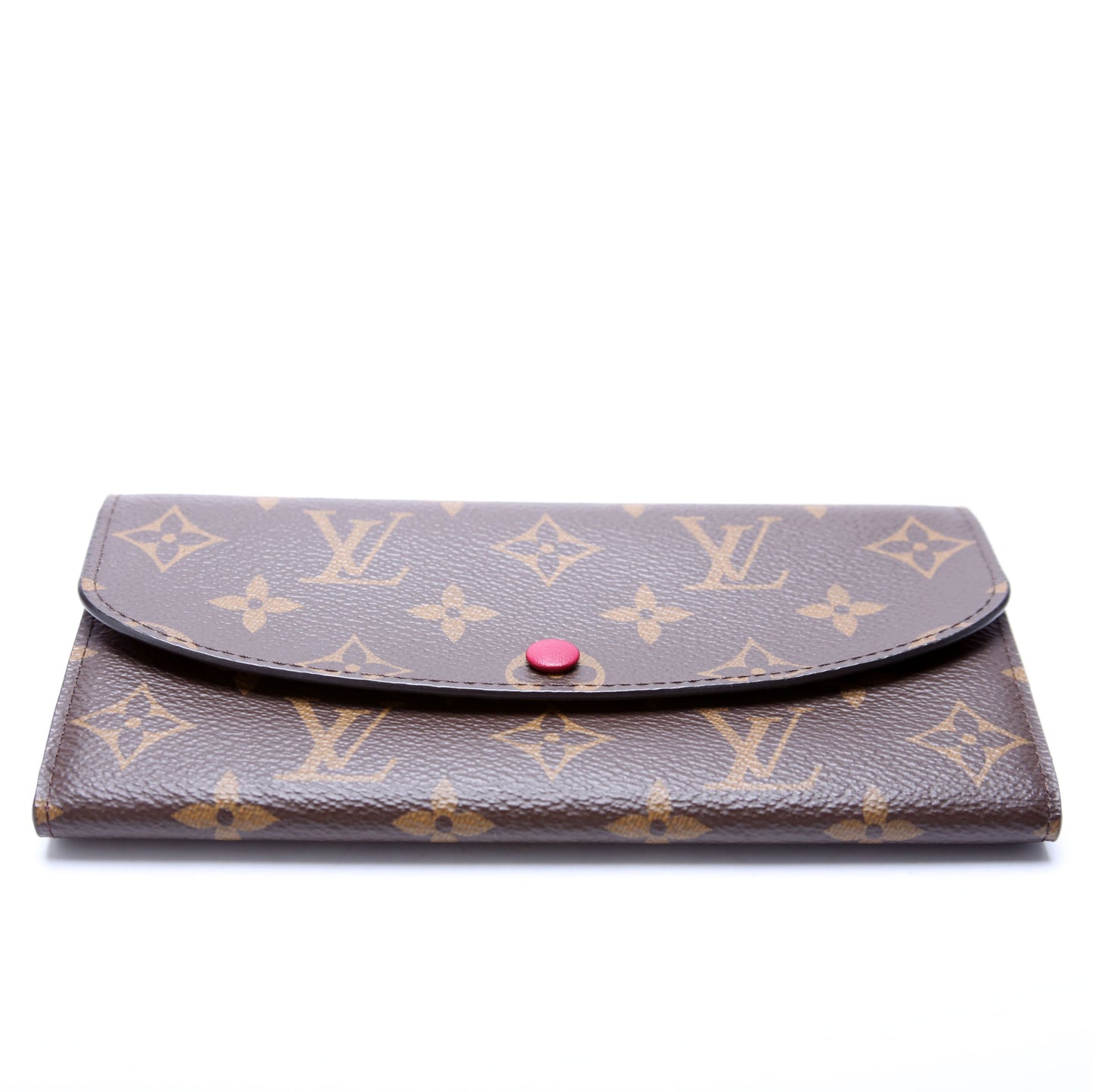 Louis-Vuitton Emilie Wallet Monogram Newer Berry
