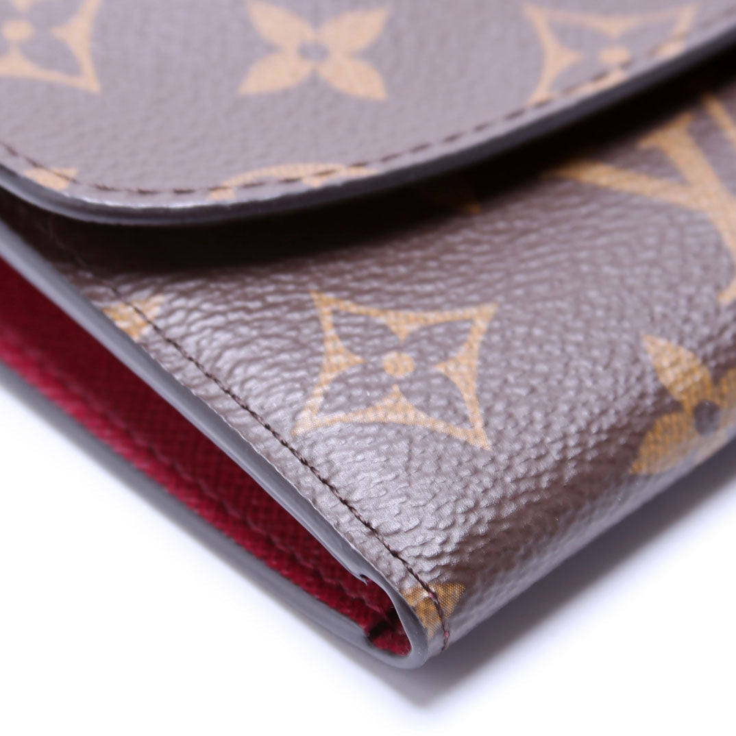 Louis-Vuitton Emilie Wallet Monogram Newer Berry