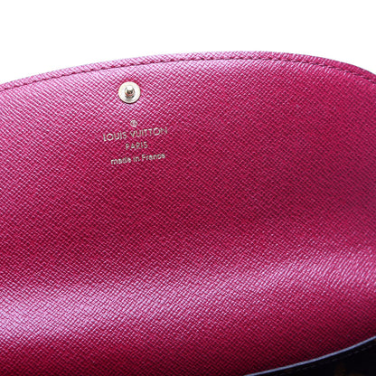Louis-Vuitton Emilie Wallet Monogram Newer Berry