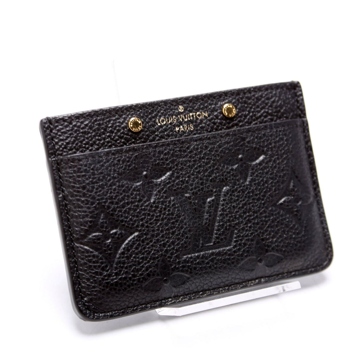 Louis-Vuitton Card Holder Empreinte Black