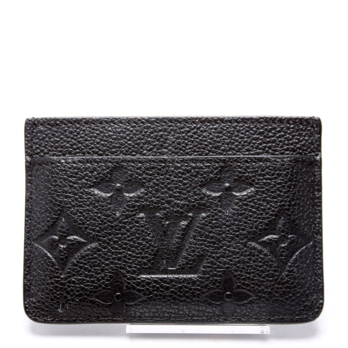 Louis-Vuitton Card Holder Empreinte Black