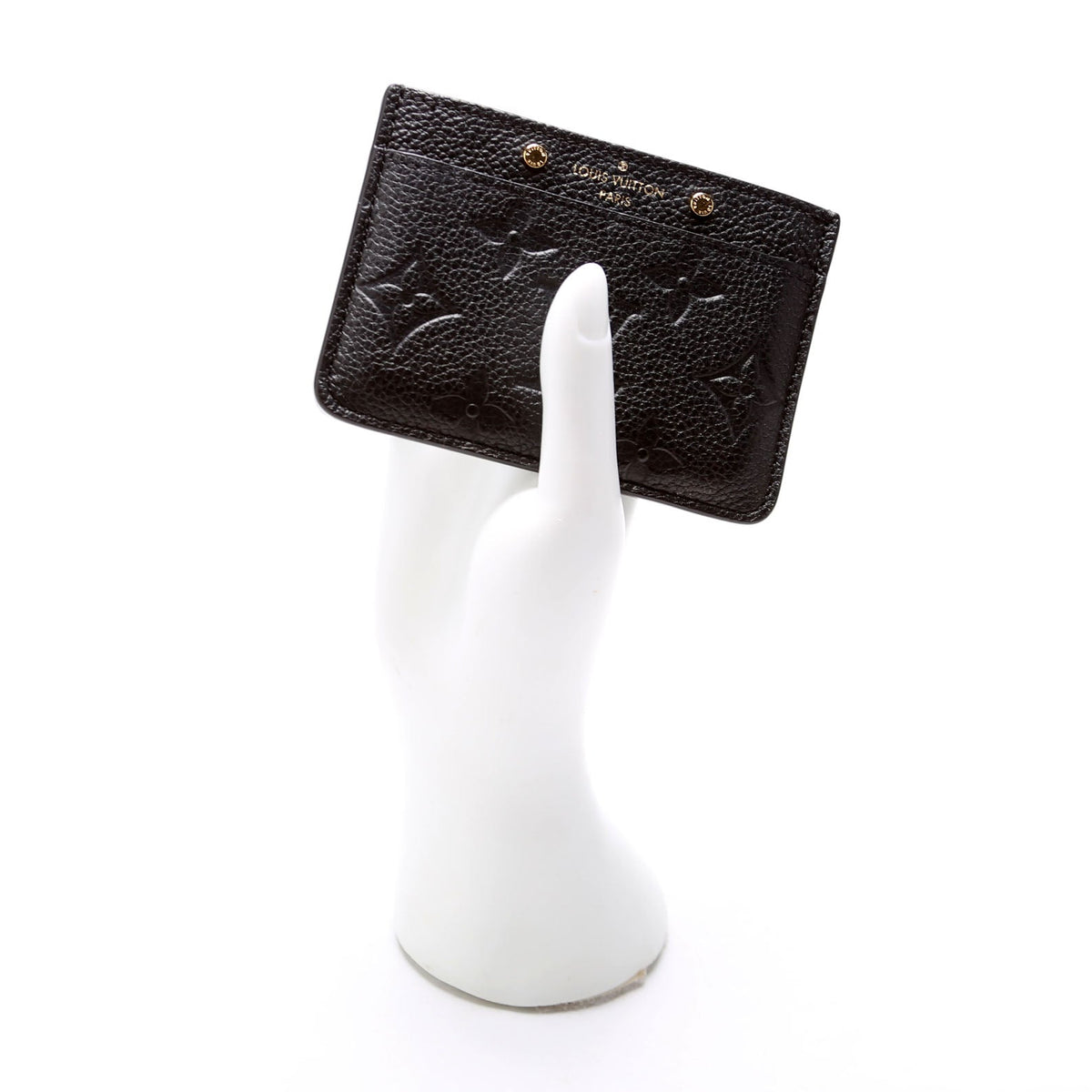 Louis-Vuitton Card Holder Empreinte Black