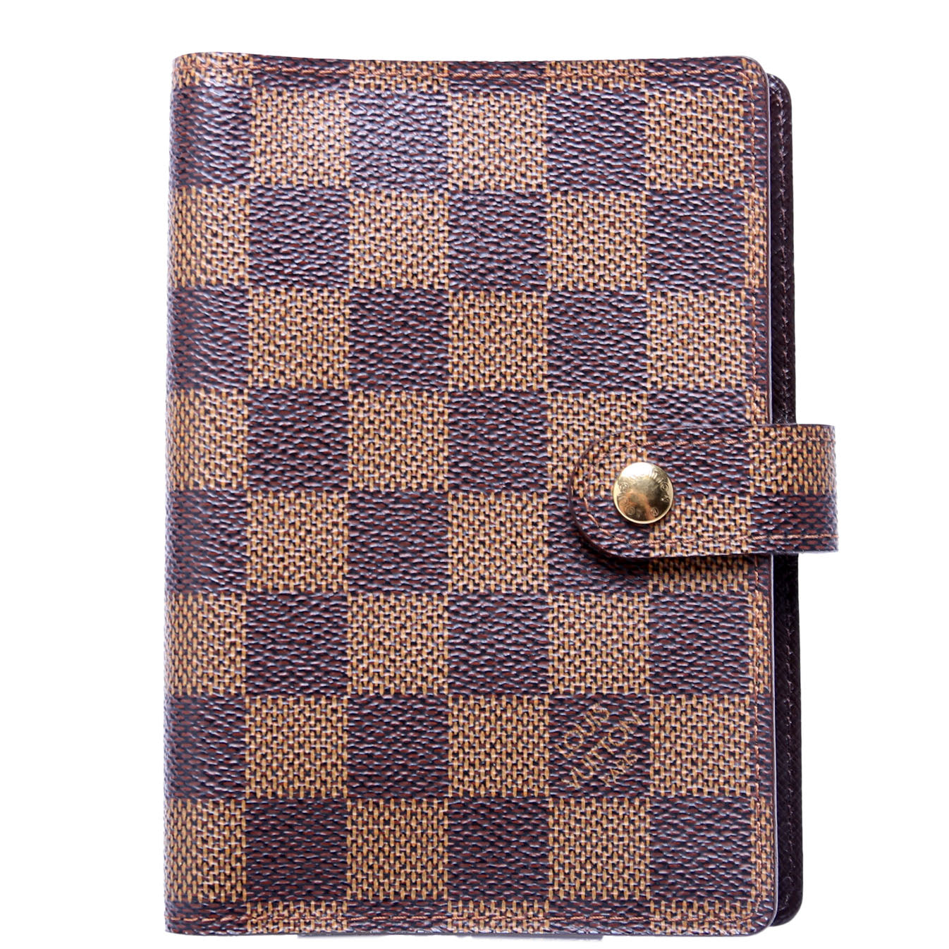 Louis-Vuitton Agenda Small Ring Damier Ebene