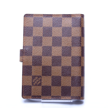 Louis-Vuitton Agenda Small Ring Damier Ebene