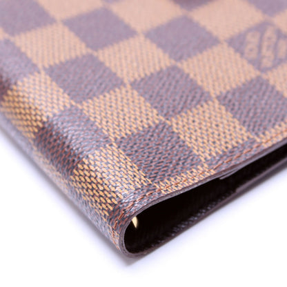Louis-Vuitton Agenda Small Ring Damier Ebene