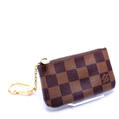 Louis-Vuitton Pochette Cles Damier Ebene