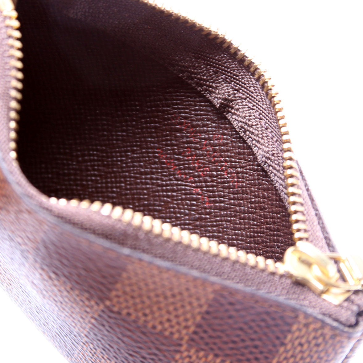 Louis-Vuitton Pochette Cles Damier Ebene
