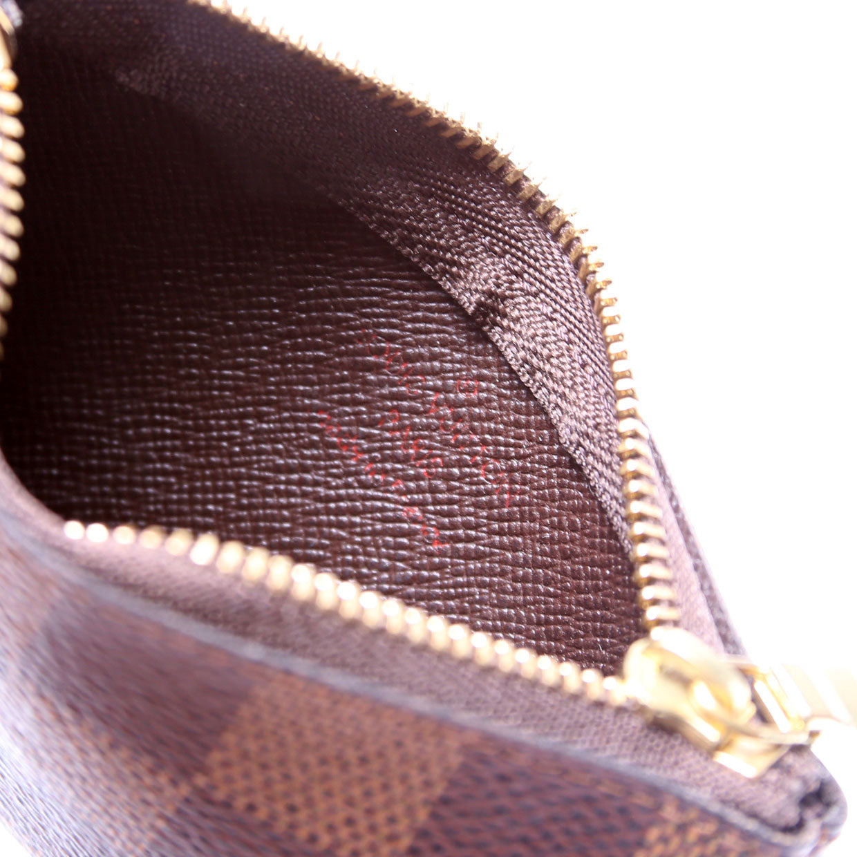 Louis-Vuitton Pochette Cles Damier Ebene