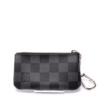 Louis-Vuitton Pochette Cles Damier Graphite