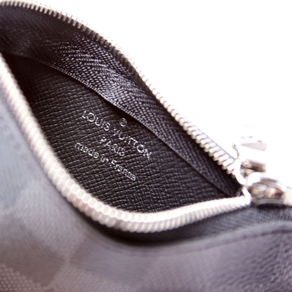 Louis-Vuitton Pochette Cles Damier Graphite