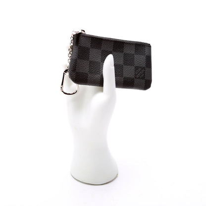Louis-Vuitton Pochette Cles Damier Graphite