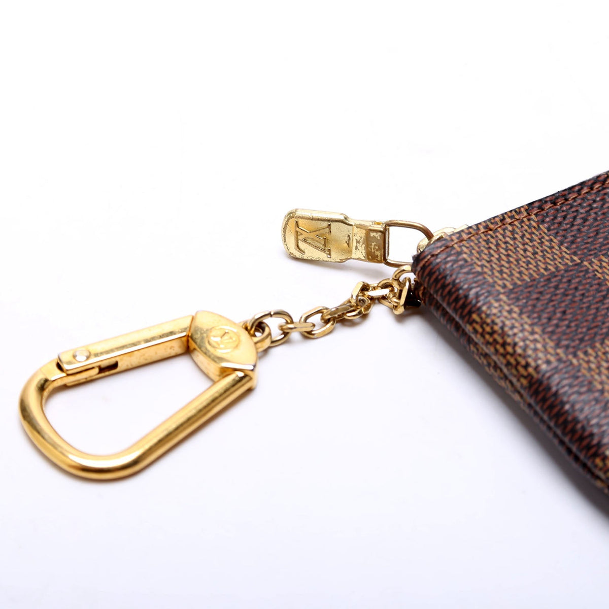 Louis-Vuitton Pochette Cles Damier Ebene