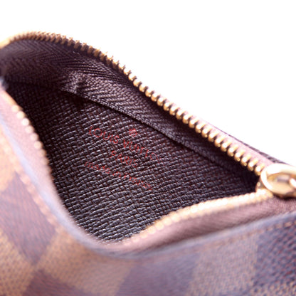 Louis-Vuitton Pochette Cles Damier Ebene