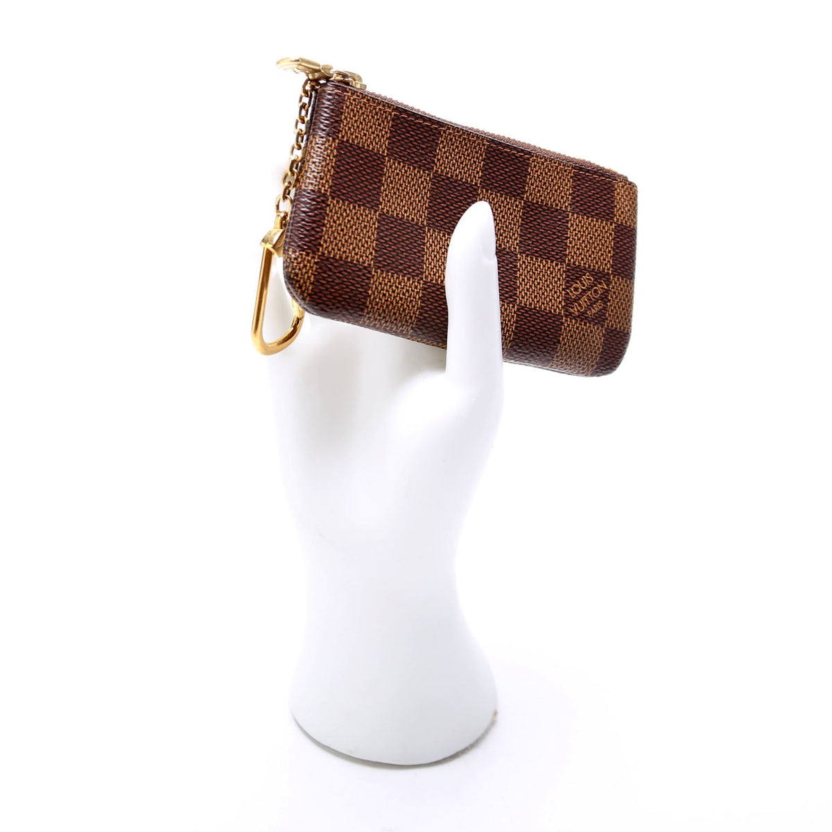 Louis-Vuitton Pochette Cles Damier Ebene