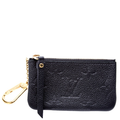 Louis-Vuitton Pochette Cles Empreinte Black