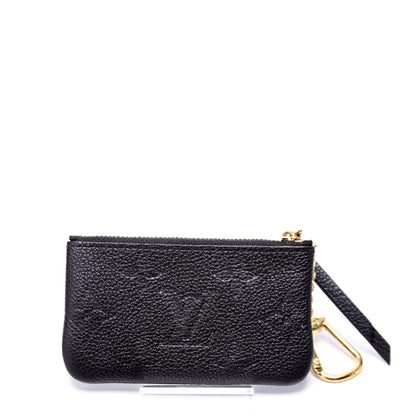 Louis-Vuitton Pochette Cles Empreinte Black