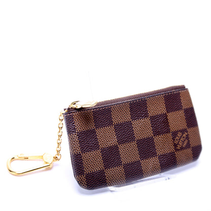 Louis-Vuitton Pochette Cles Damier Ebene