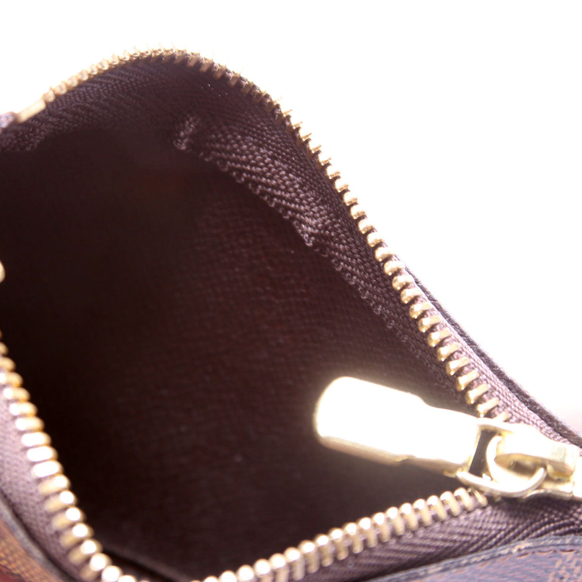 Louis-Vuitton Pochette Cles Damier Ebene