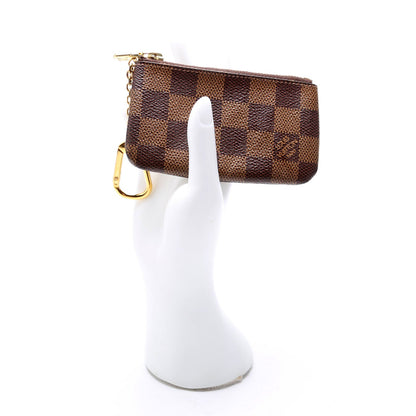 Louis-Vuitton Pochette Cles Damier Ebene