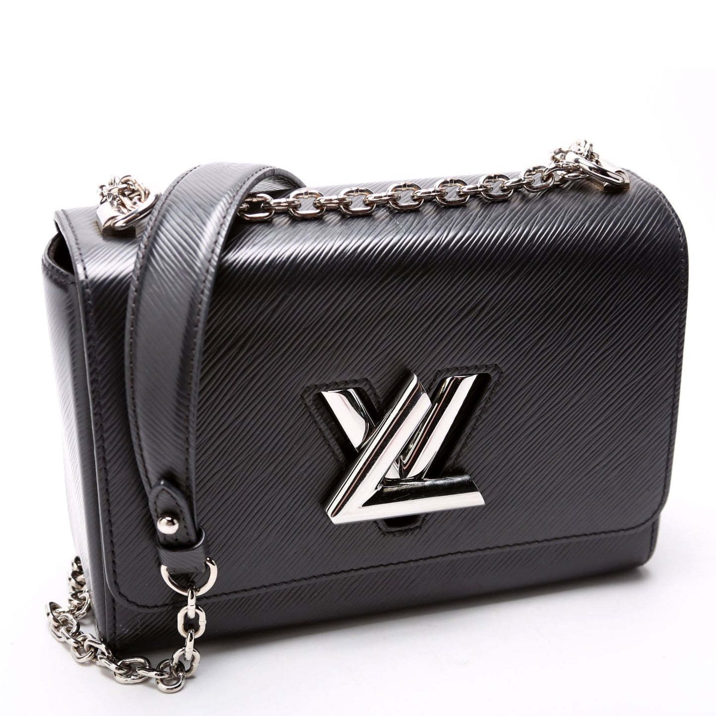 Louis-Vuitton Twist MM Epi Black