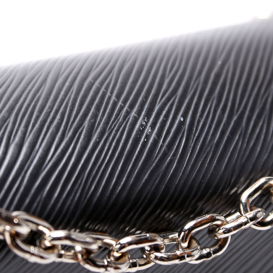 Louis-Vuitton Twist MM Epi Black