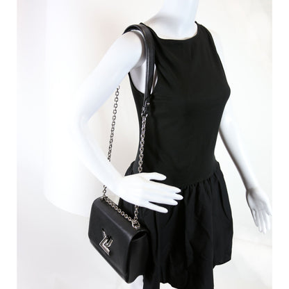 Louis-Vuitton Twist MM Epi Black