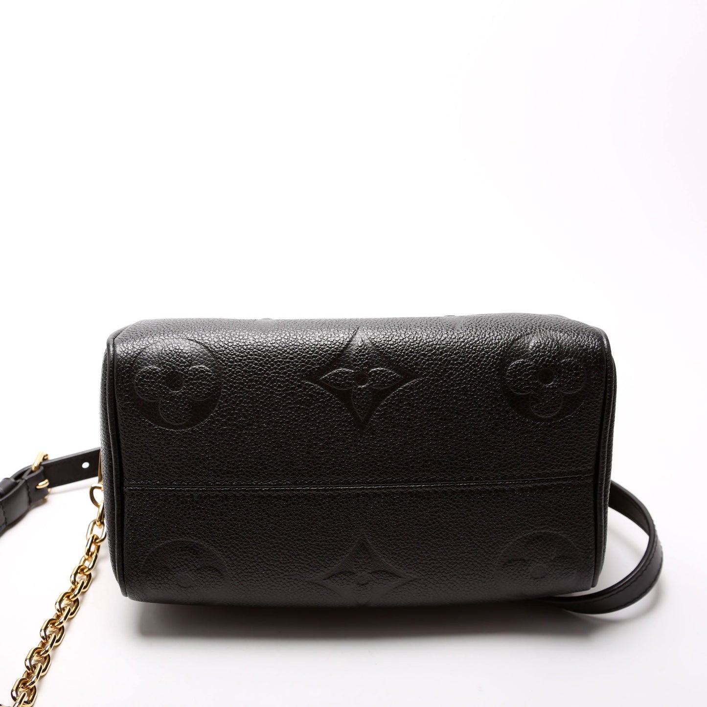 Louis-Vuitton Speedy  W/Strap Empreinte NM Black