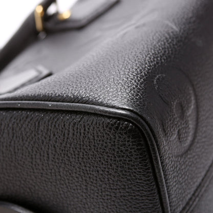 Louis-Vuitton Speedy  W/Strap Empreinte NM Black