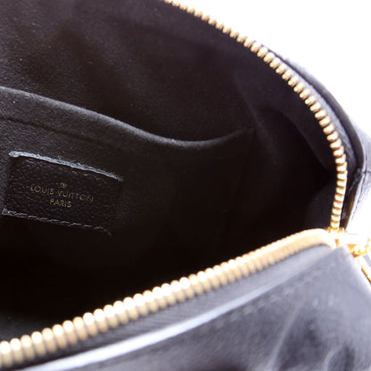 Louis-Vuitton Speedy  W/Strap Empreinte NM Black