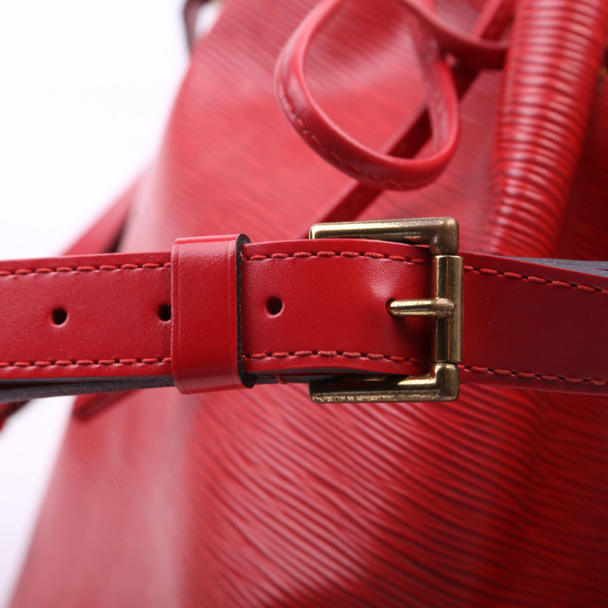 Louis-Vuitton Noe Petit Vintage Epi Red