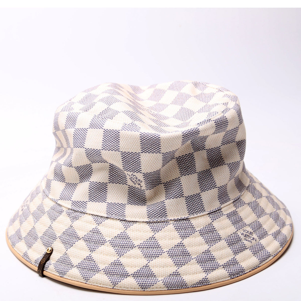 Louis-Vuitton Azur Bucket Hat Size Small