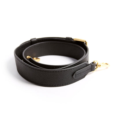 Louis-Vuitton MM Adjustable Empreinte Leather Strap Black
