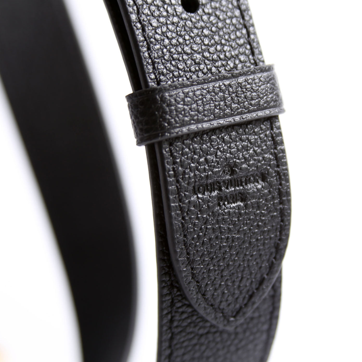 Louis-Vuitton MM Adjustable Empreinte Leather Strap Black