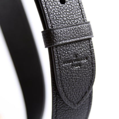 Louis-Vuitton MM Adjustable Empreinte Leather Strap Black
