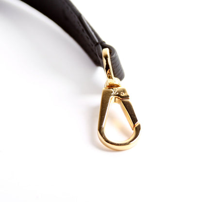 Louis-Vuitton MM Adjustable Empreinte Leather Strap Black