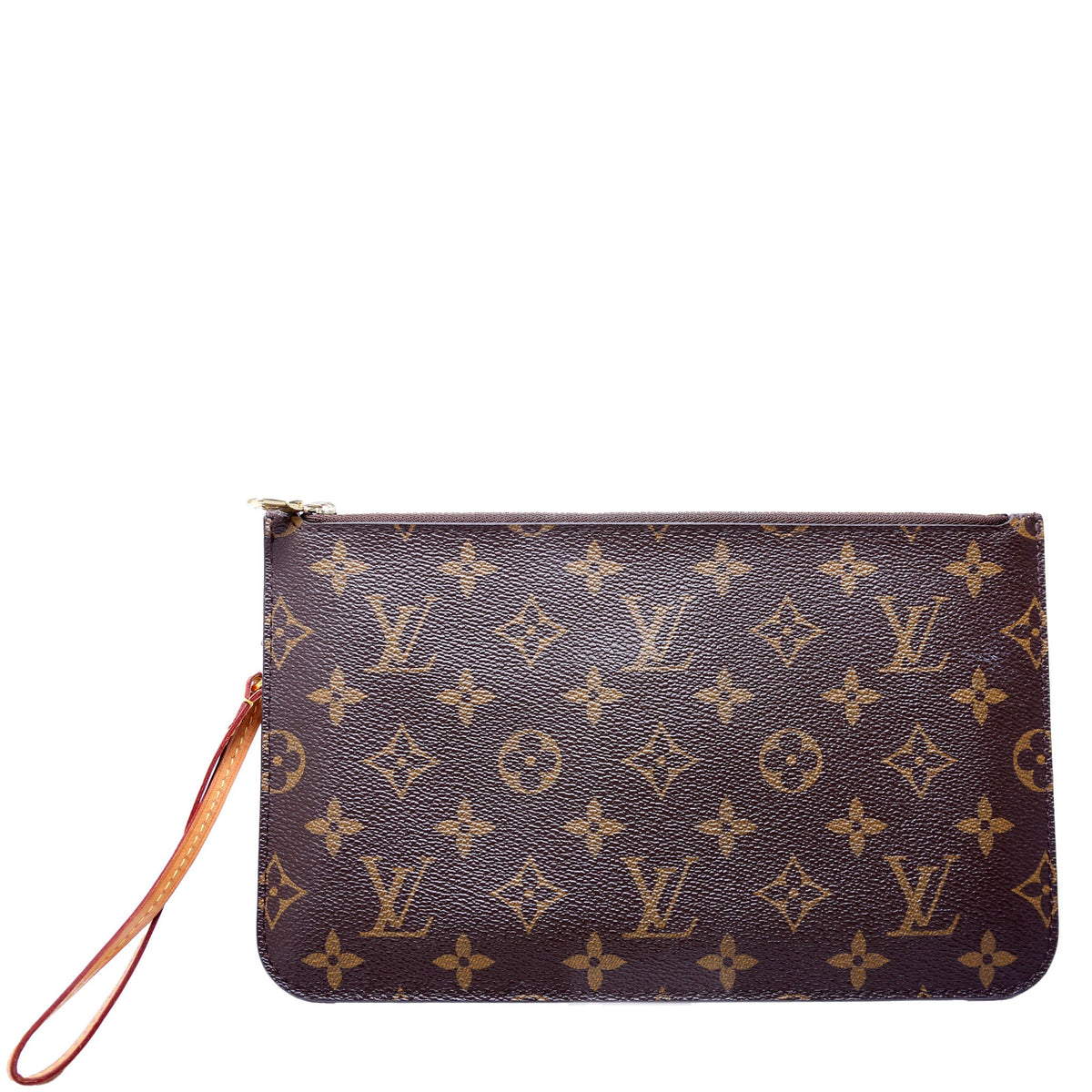 Louis-Vuitton Pochette Only Monogram Neverfull Beige