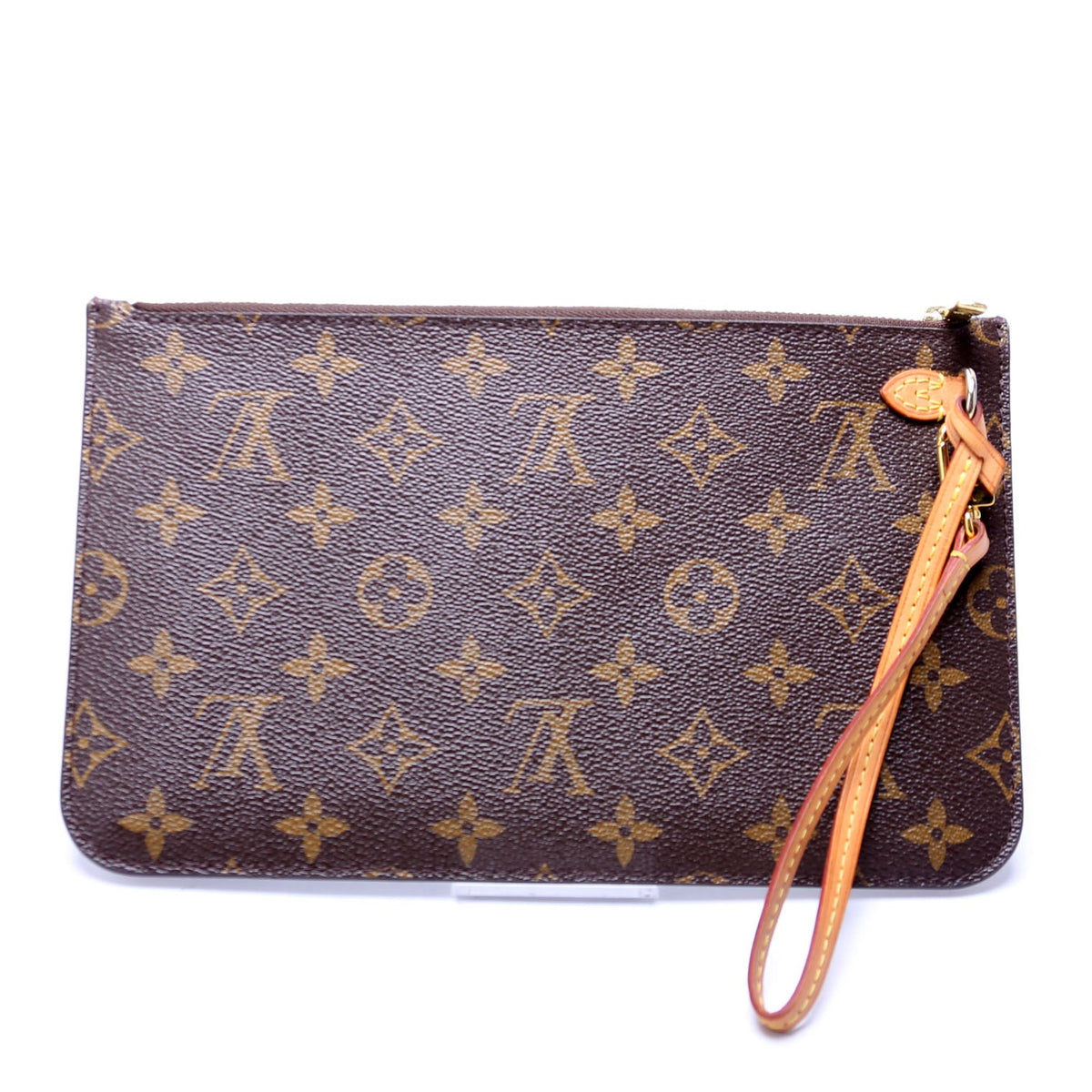 Louis-Vuitton Pochette Only Monogram Neverfull Beige
