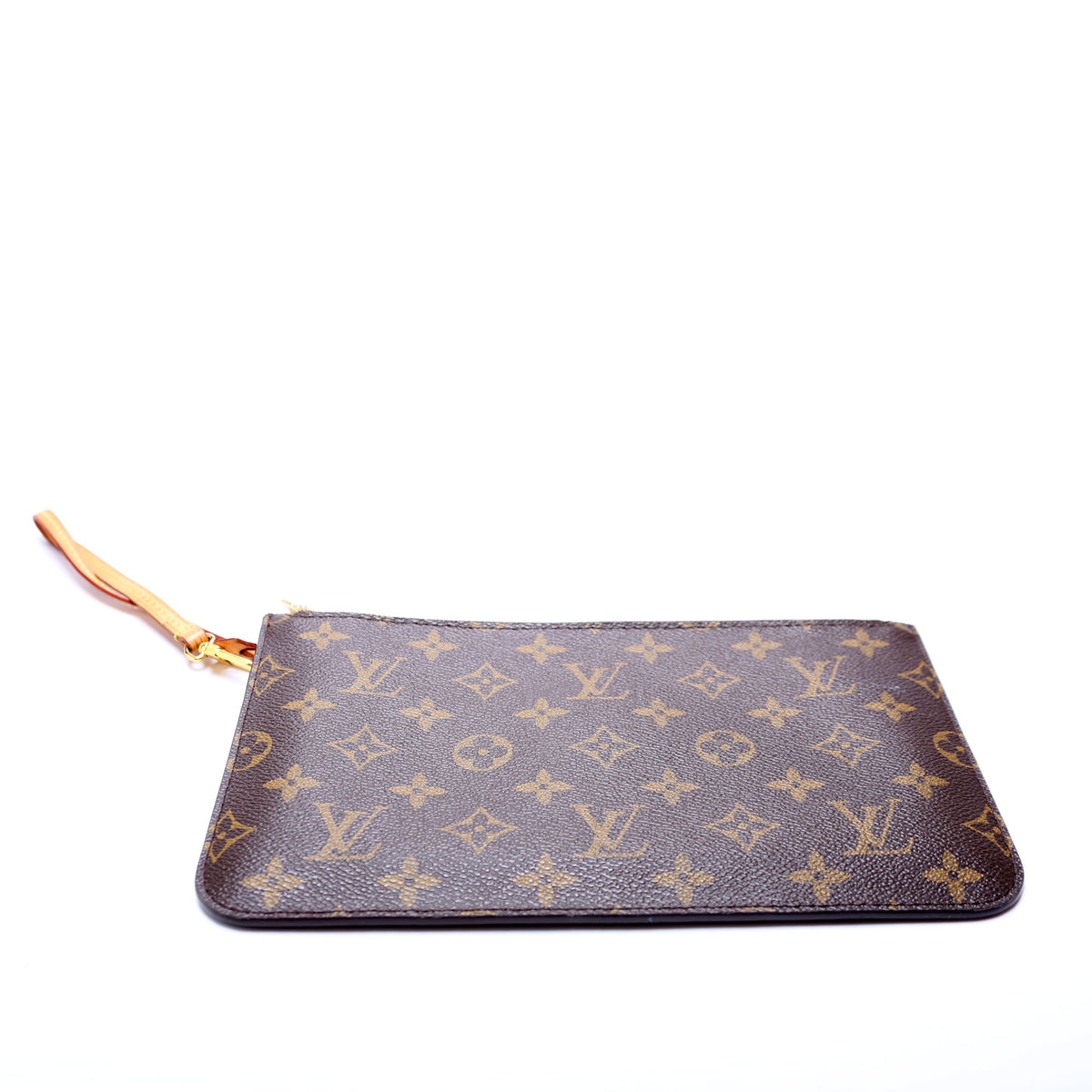 Louis-Vuitton Pochette Only Monogram Neverfull Beige