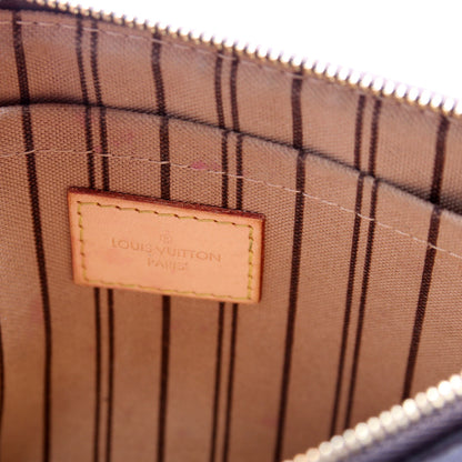 Louis-Vuitton Pochette Only Monogram Neverfull Beige