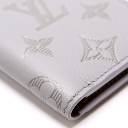 Louis-Vuitton Pocket Organizer Monogram Shadow Calfskin Gray