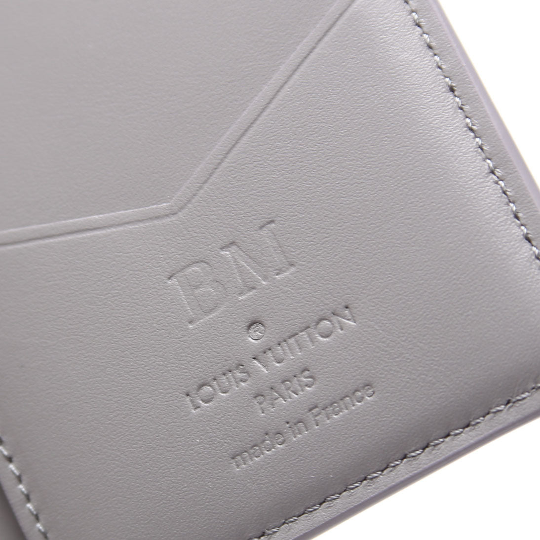 Louis-Vuitton Pocket Organizer Monogram Shadow Calfskin Gray