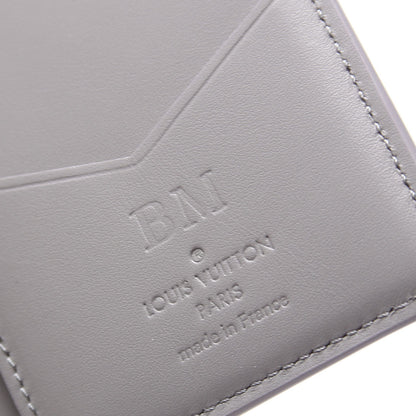 Louis-Vuitton Pocket Organizer Monogram Shadow Calfskin Gray