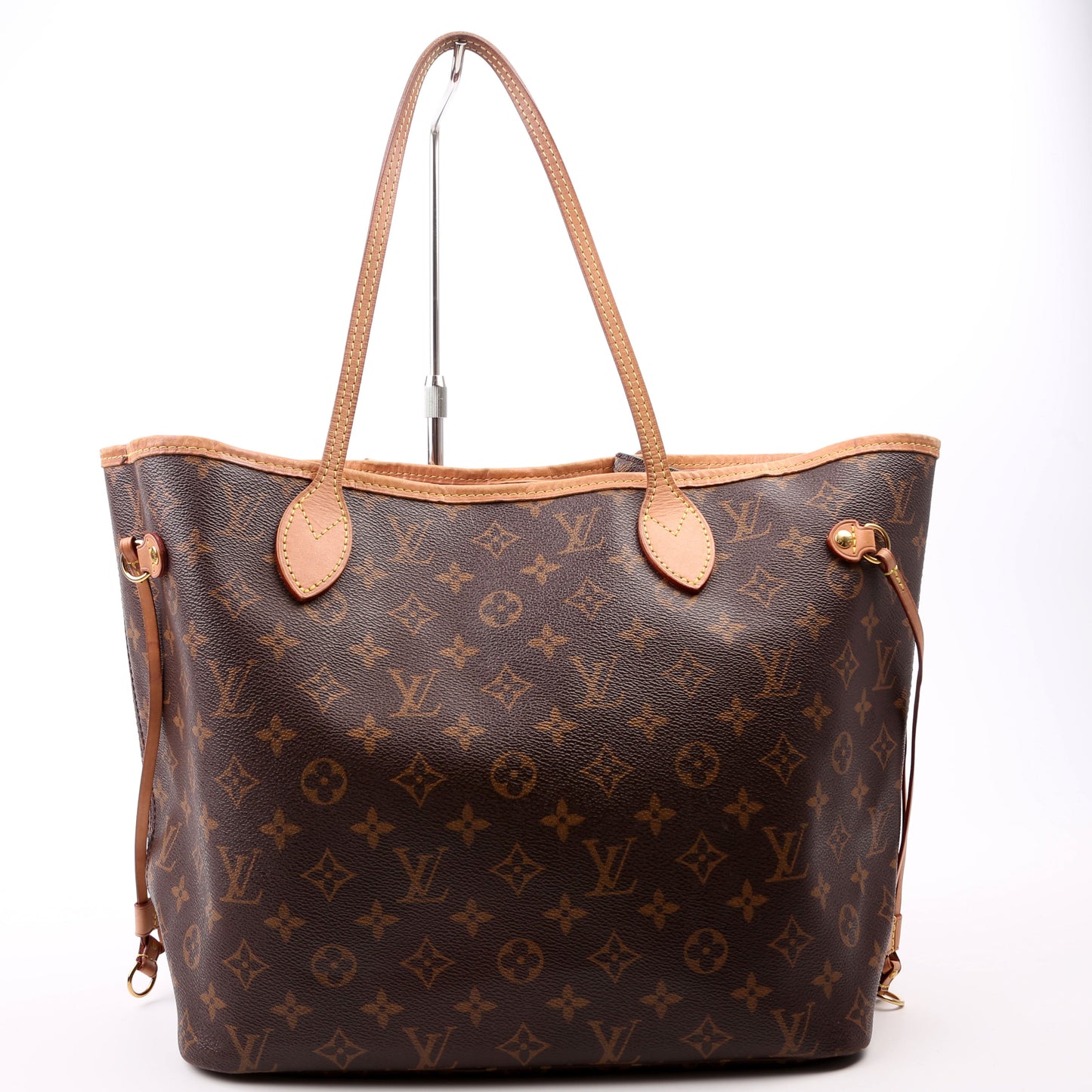 Louis-Vuitton Neverfull With Wallet MM Monogram Red