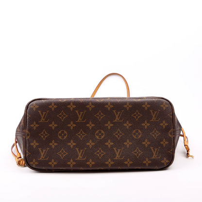 Louis-Vuitton Neverfull With Wallet MM Monogram Pink